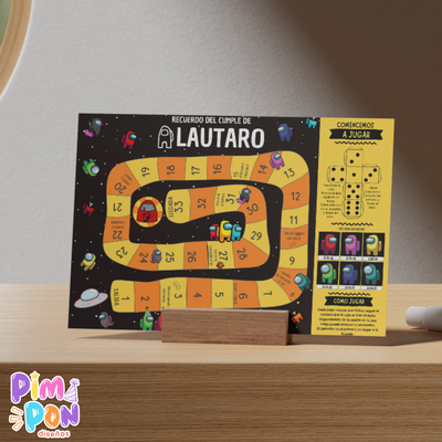 Juego imprimible - souvenir - juego de la oca among us