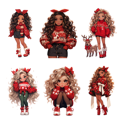 Cliparts + papeles digitales - navidad 04