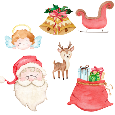 Cliparts + papeles digitales - navidad 05