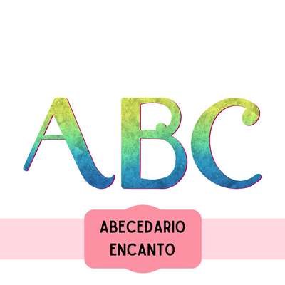 Cliparts - abecedario encanto