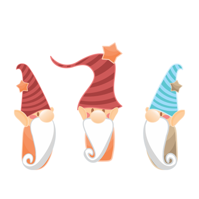 Cliparts + papeles digitales - gnomos navidad 03