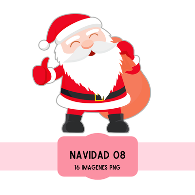 Cliparts + papeles digitales - navidad 08