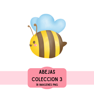 Cliparts + papeles digitales - abejas 03