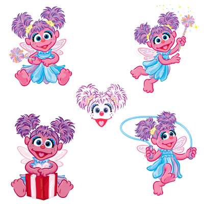 Cliparts + papeles digitales - abby cadabby