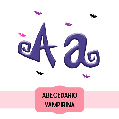 Cliparts - abecedario vampirina