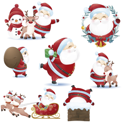 Cliparts + papeles digitales - navidad 02