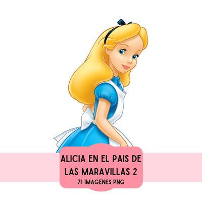 Cliparts + papeles digitales - alicia en el pais de las maravillas 02