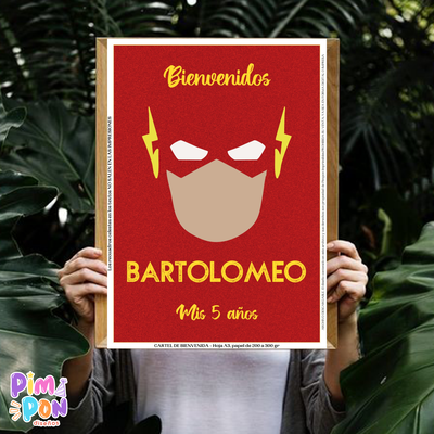 kit imprimible personalizado - SUPERHÉROES - FLASH