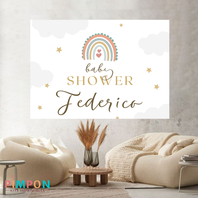 banner imprimible digital 2x1,5 mts -  arcoiris 9