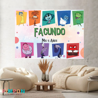 banner imprimible digital 2x1,5 mts - INTENSAMENTE