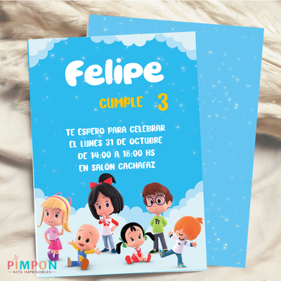 kit imprimible textos editables - CLEO Y CUQUIN 