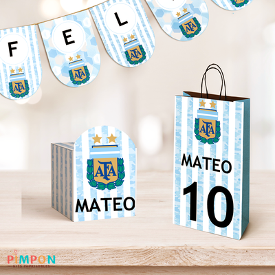 kit imprimible textos editables - FUTBOL - AFA