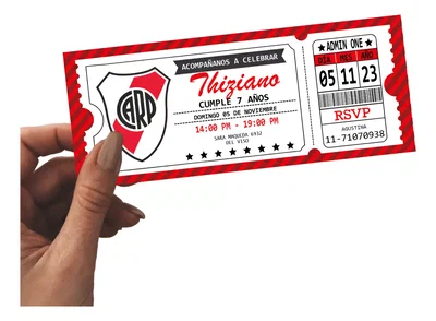 invitacion digital futbol - river plate mod2