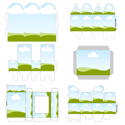 Moldes Editables En Canva Cajas Golosineras +130 Modelos