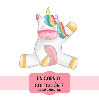cliparts + papeles digitales - unicornio coleccion 7