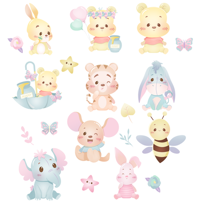 cliparts - winnie the pooh bebe acuarela