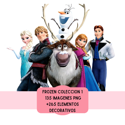 cliparts + papeles digitales - FROZEN 01
