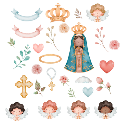cliparts - virgen maria