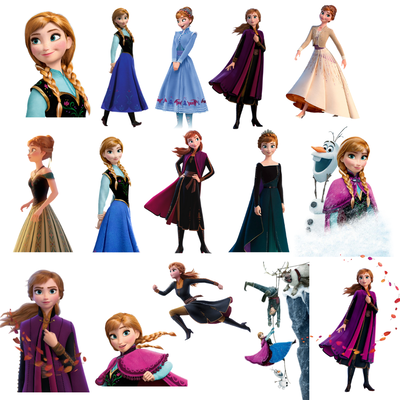 cliparts + papeles digitales - FROZEN 01