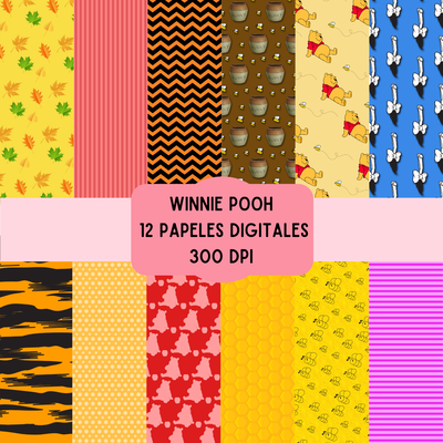 papeles digitales - winnie the pooh