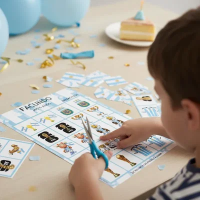 Juego imprimible - souvenir - memotest  mundial 2026 argentina