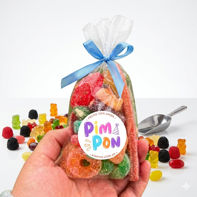 Pack 10 bolsitas con gomitas surtidas - cumpleaños