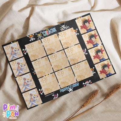 Juego imprimible - souvenir - tateti one piece