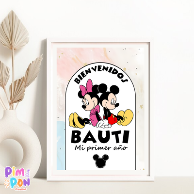 kit imprimible personalizado - MICKE Y MINNIE
