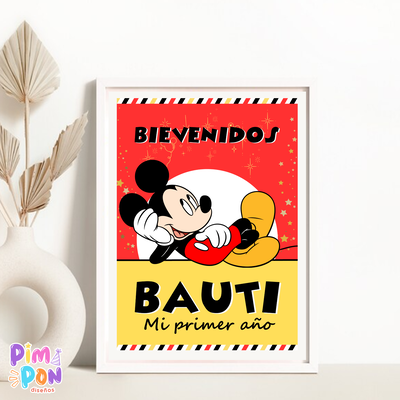 kit imprimible personalizado - MICKEY MOUSE