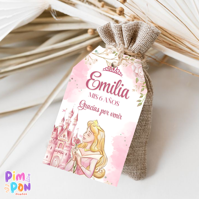 kit imprimible personalizado - Princesa aurora - bella durmiente