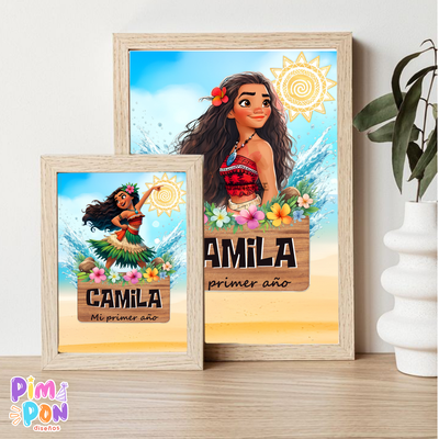 kit imprimible personalizado - MOANA