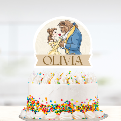 kit imprimible personalizado - LA BELLA Y LA BESTIA