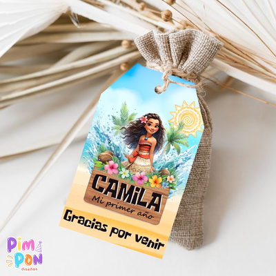 kit imprimible personalizado - MOANA