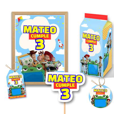 kit imprimible personalizado - toy story 5