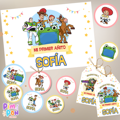kit imprimible personalizado - toy story 5 MOD 2