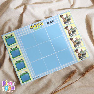 Juego imprimible - souvenir - tateti toy story 5