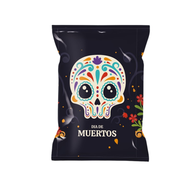 plantilla imprimible chipbag dia de los muertos