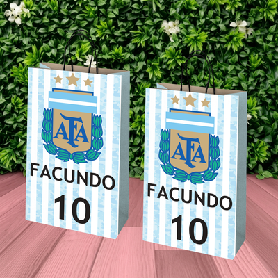 pack x 10 unidades - BOLSITAS GOLOSINAS - afa seleccion argentina