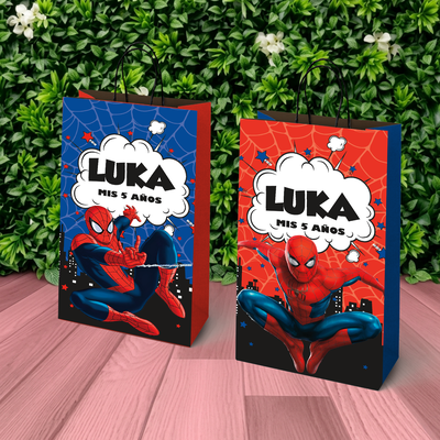 pack x 10 unidades - BOLSITAS GOLOSINAS - spiderman