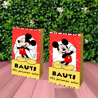 pack x 10 unidades - BOLSITAS GOLOSINAS - mickey mouse