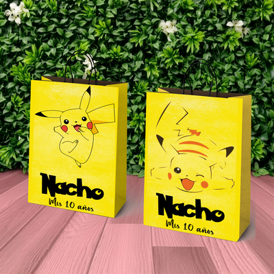 pack x 10 unidades - BOLSITAS GOLOSINAS - pikachu