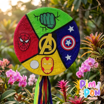 piñata artesanal - avengers