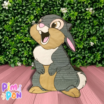 piñata artesanal - bambi conejo 2