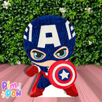 piñata artesanal - capitan america 2