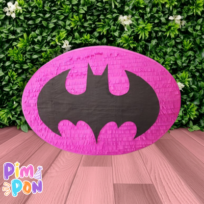 piñata artesanal - batiseñal rosa