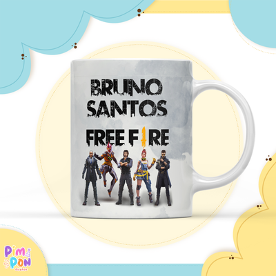 Plantillas Para Sublimar Tazas - Imprimible - free fire