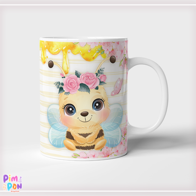 Plantillas Para Sublimar Tazas - Imprimible - Abeja