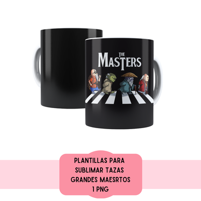 Plantillas Para Sublimar Tazas - Imprimible - grandes maestros