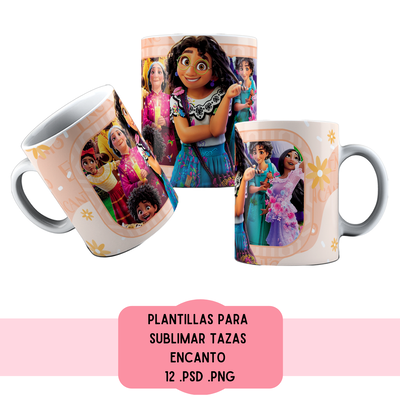 Plantillas Para Sublimar Tazas - Imprimible - encanto