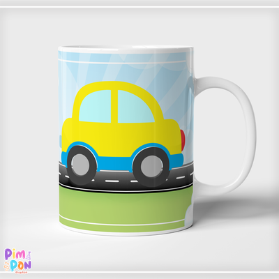 Plantillas Para Sublimar Tazas - Imprimible - Coches autos